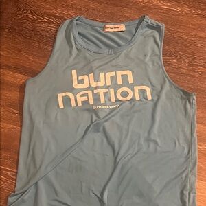 Burn Boot Camp Blue Tank Top